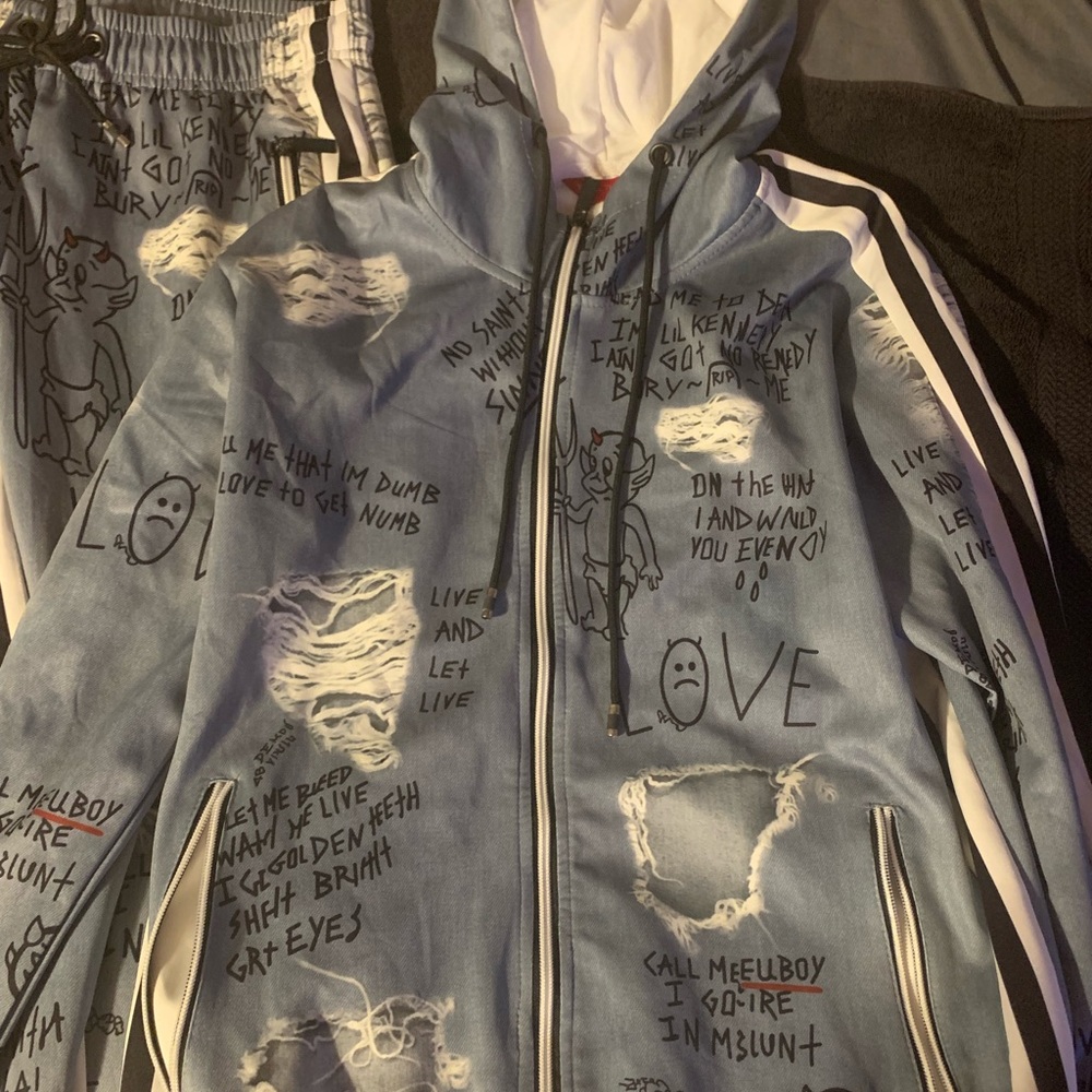 royal 7even jacket and sweats